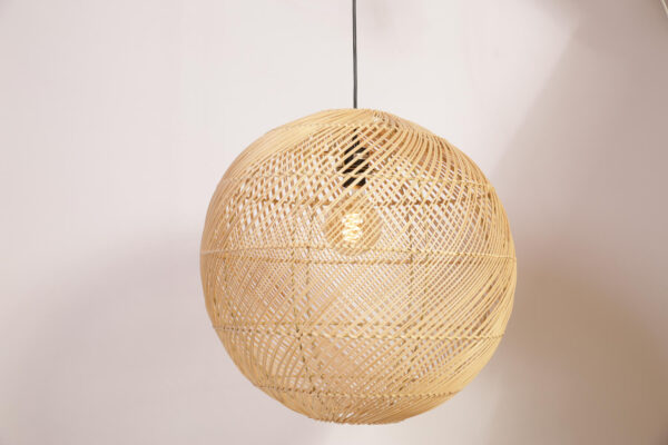 Hanglamp Globe naturel 50cm