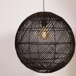 Hanglamp Globe zwart 50cm