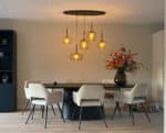 Hanglamp Bellini goud ovaal