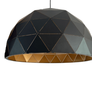 Hanglamp zwart goud metaal 60cm (demo model)