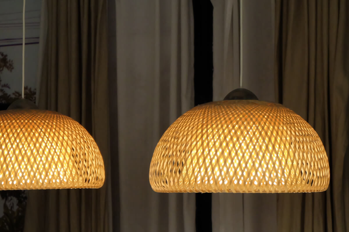 Rieten hanglamp het natuurlijke licht in jouw huis