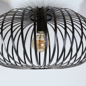 Plafondlamp Balloon 40cm zwart e27