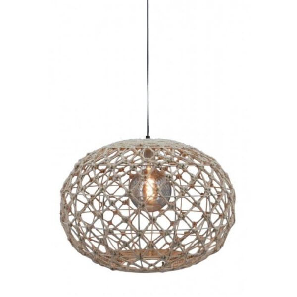 Hanglamp Boaz touw naturel 49cm