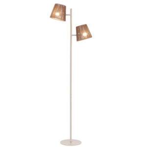 Vloerlamp Daan zand 2 lichts 160cm