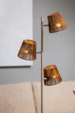 Vloerlamp Daan zand 3 lichts