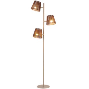 Vloerlamp Daan zand 3 lichts 160cm