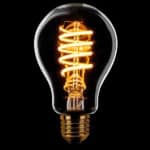 LED Standaard spiraal goud 7W scene switch