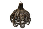 Hanglamp Tulip Stripe 40cm rotan