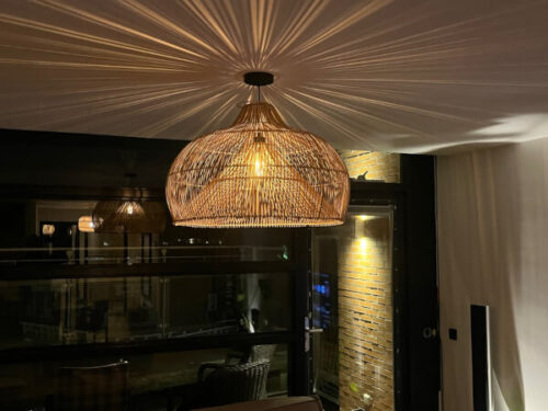 Twisk hanglamp rotan John