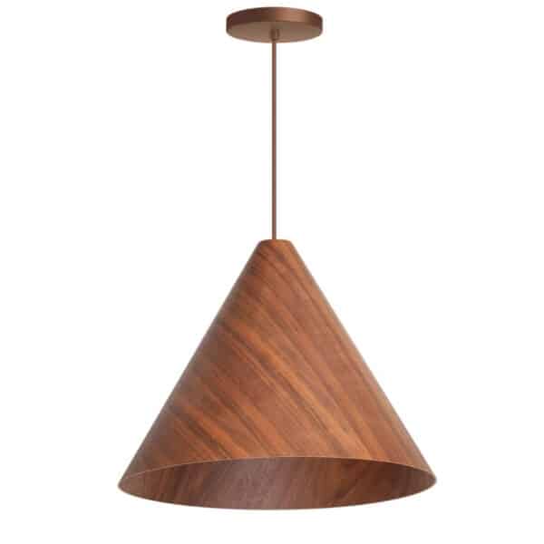 Hanglamp Robin walnut 45cm