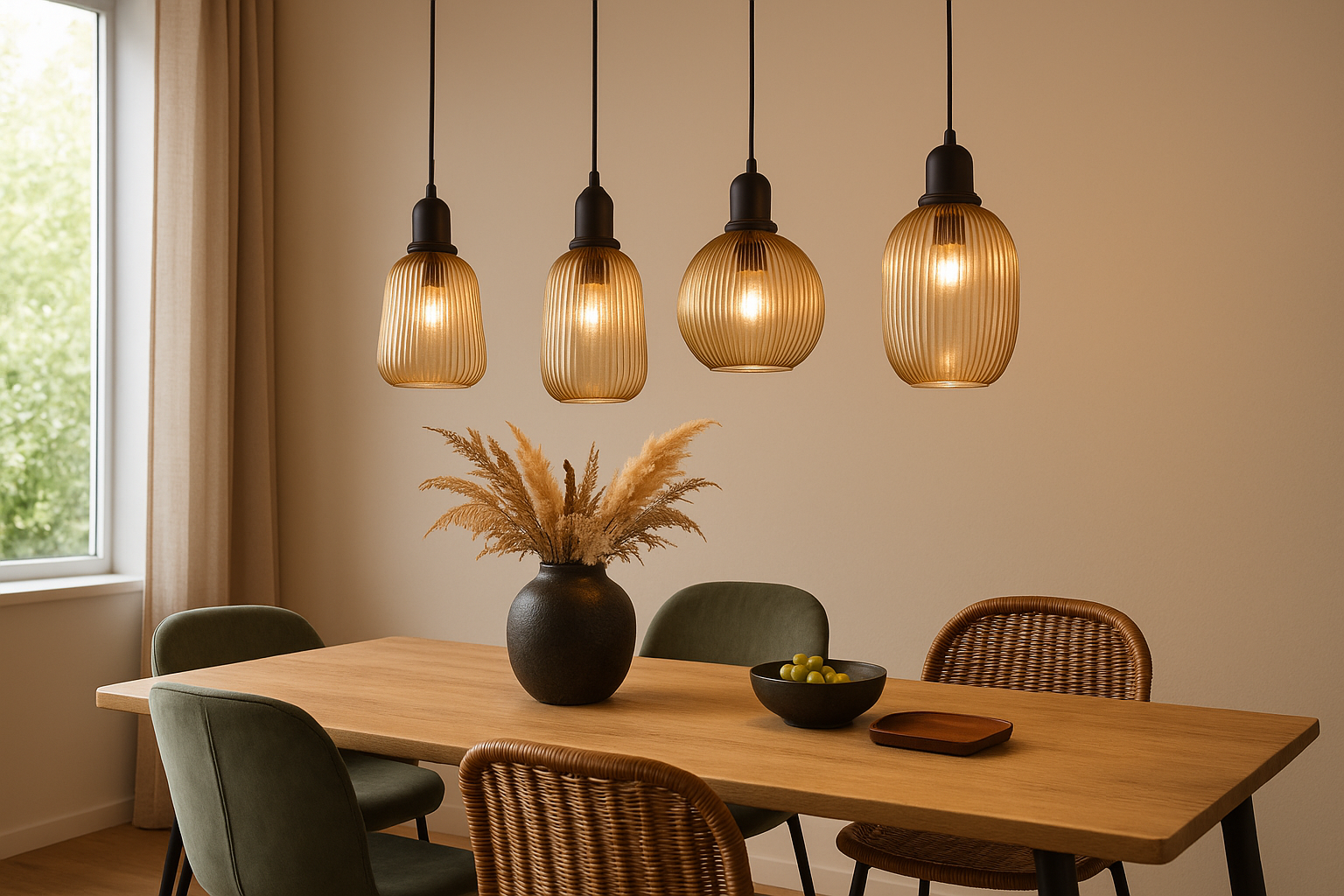 Hanglampen eettafel Kwantum